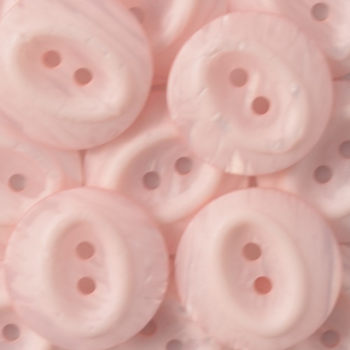 15MM 2 HOLE OVAL CENTRE PINK 50PCS 5