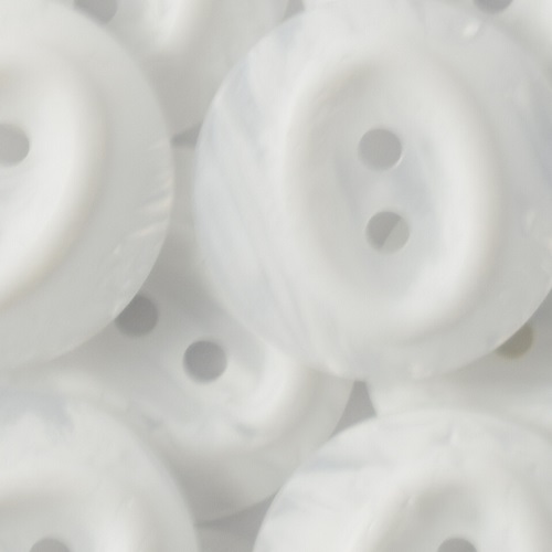 19MM 2 HOLE OVAL CENTRE WHITE 50PCS 1