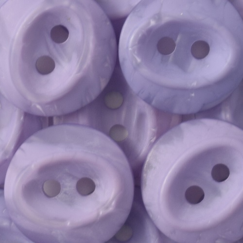 19MM 2 HOLE OVAL CENTRE LILAC 50PCS 15