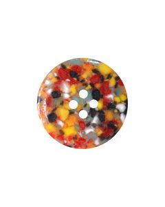 15MM 4 HOLE MULTI SPECKS 50PCS Multi 391