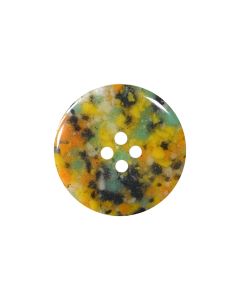 28MM 4 HOLE MULTI SPECKS 50PCS Green Multi 149