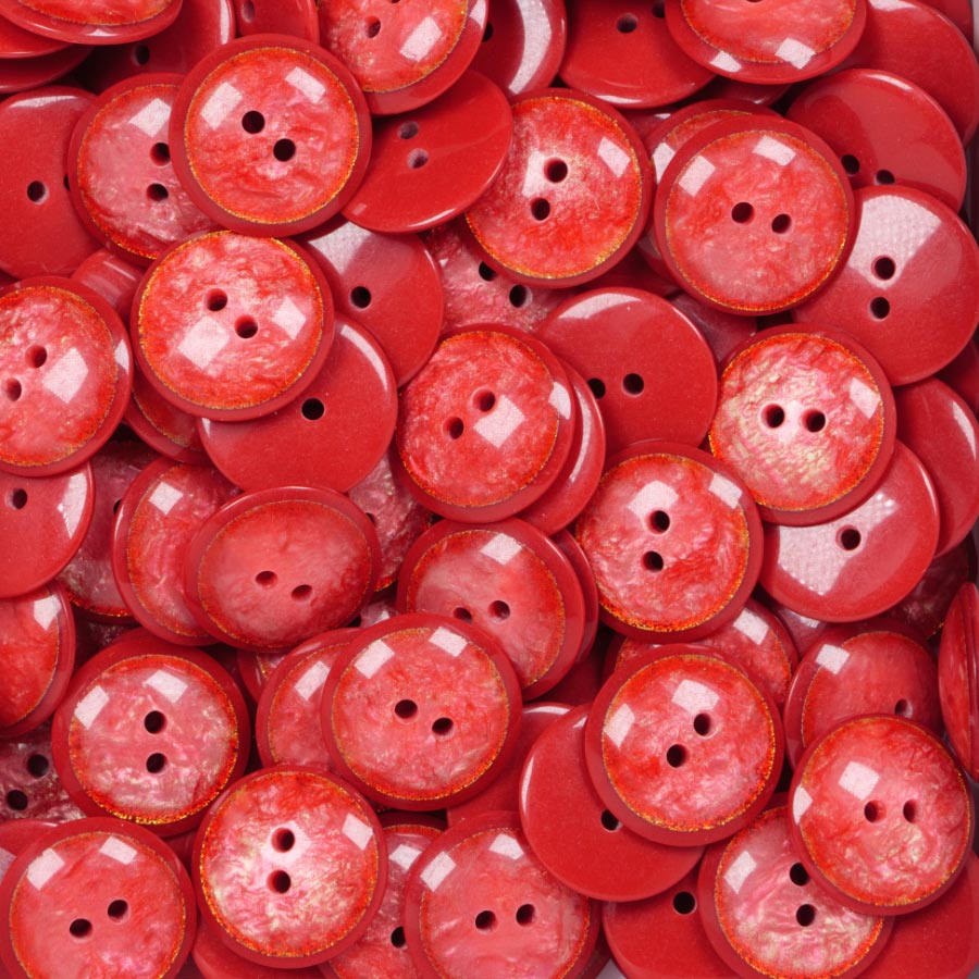 15MM 2 HOLE MOTTLED 50PCS 151