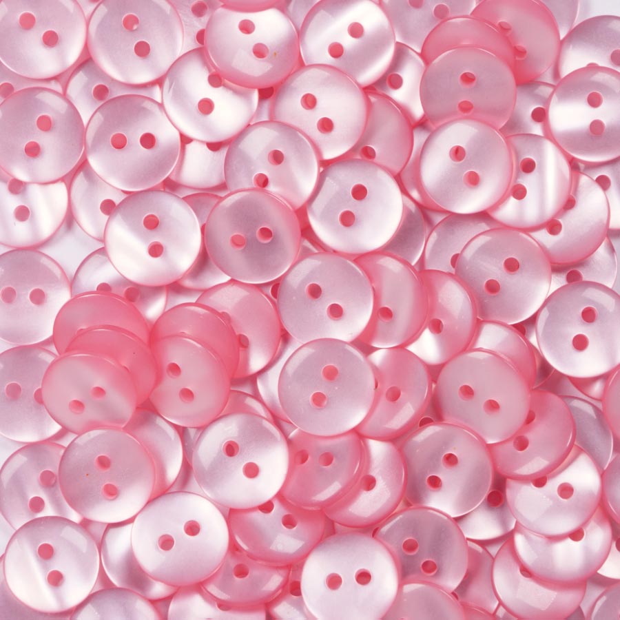 11MM 2 HOLE PEARLISED  50PCS 5