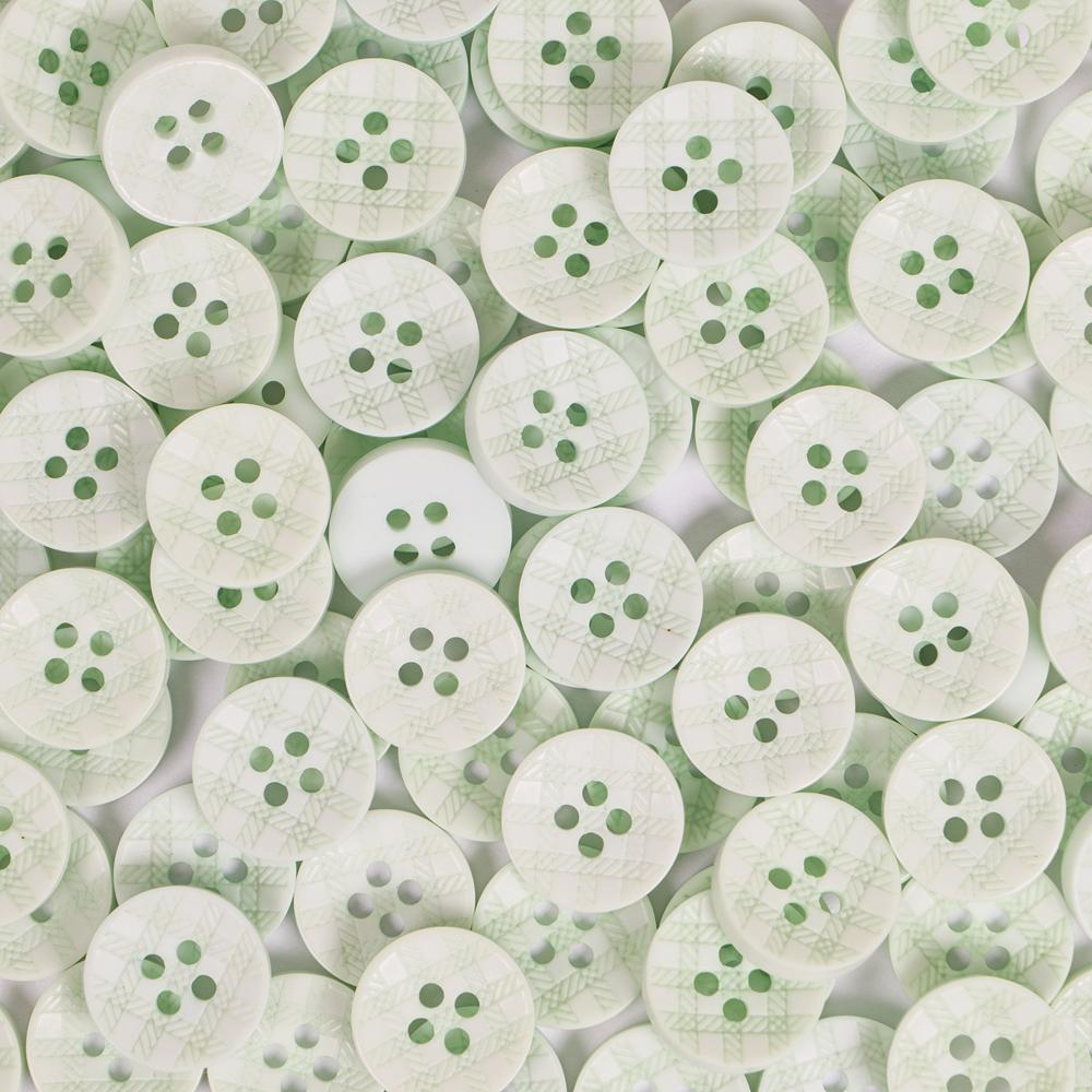 15MM 4 HOLE CHECK 50PCS Mint
