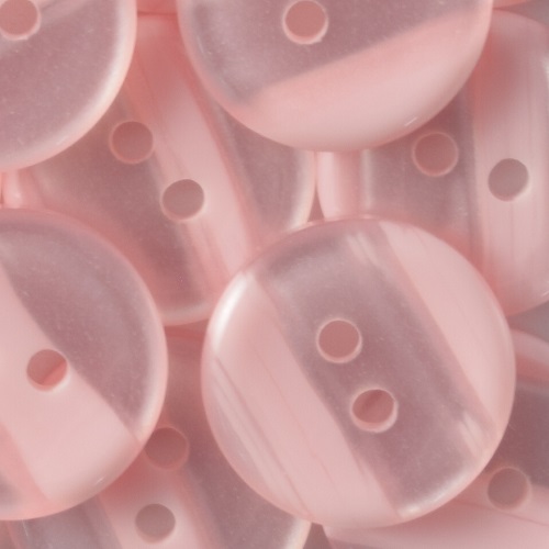 15MM 2 HOLE FLAT VARIEGATED PINK 50PCS 5