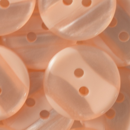 15MM 2 HOLE FLAT VARIEGATED PEACH 50PCS 49