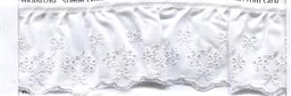 50MM FRILLED BRODERIE ANGLAIS WHITE