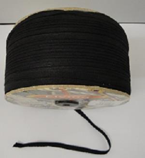 COTTON INDIA TAPE 6MM 250MTS BLACK