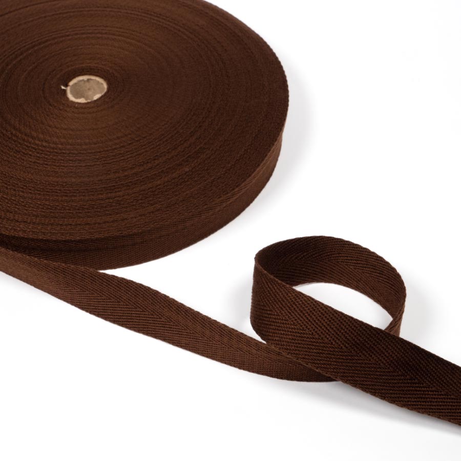 ACRYLIC WEBBING 25MMX50M BROWN