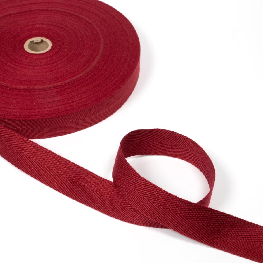 ACRYLIC WEBBING 25MMX50M BURGUNDY