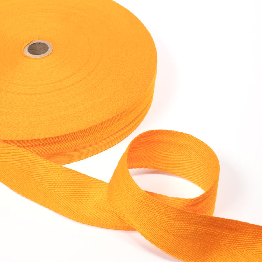 ACRYLIC WEBBING 25MMX50M ORANGE