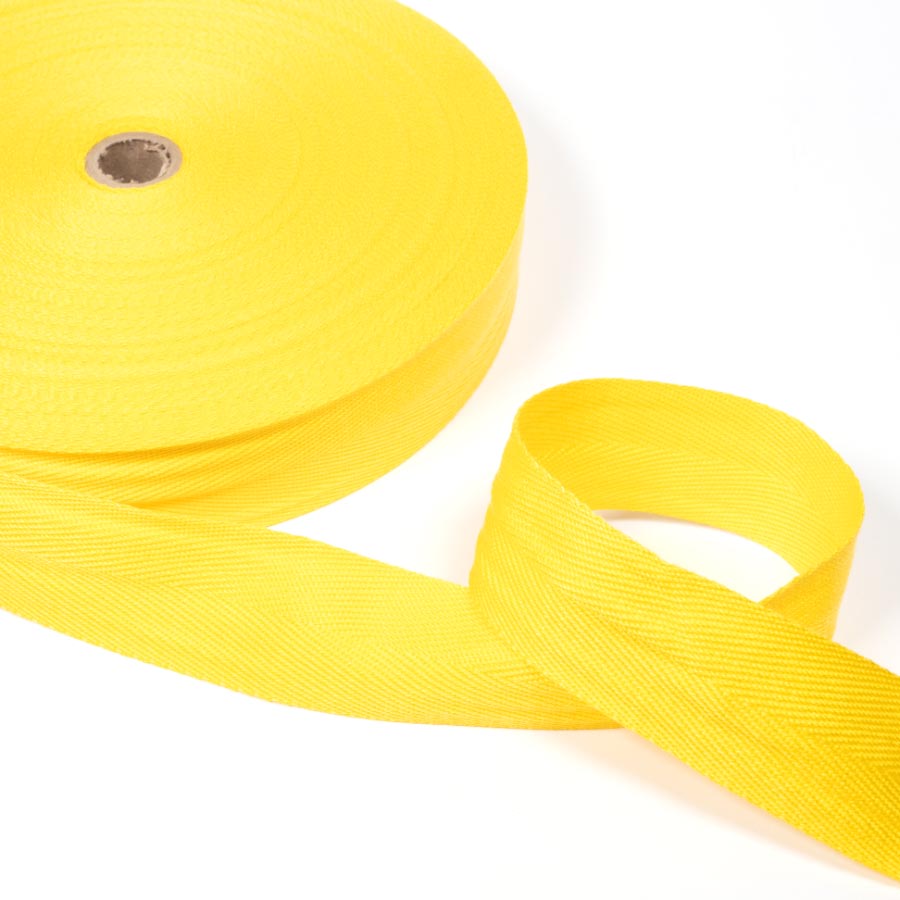 ACRYLIC WEBBING 25MMX50M YELLOW