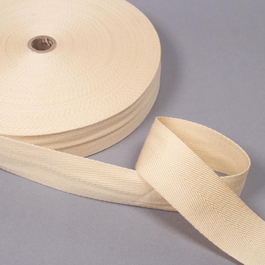 ACRYLIC WEBBING 38MMX50M CREAM