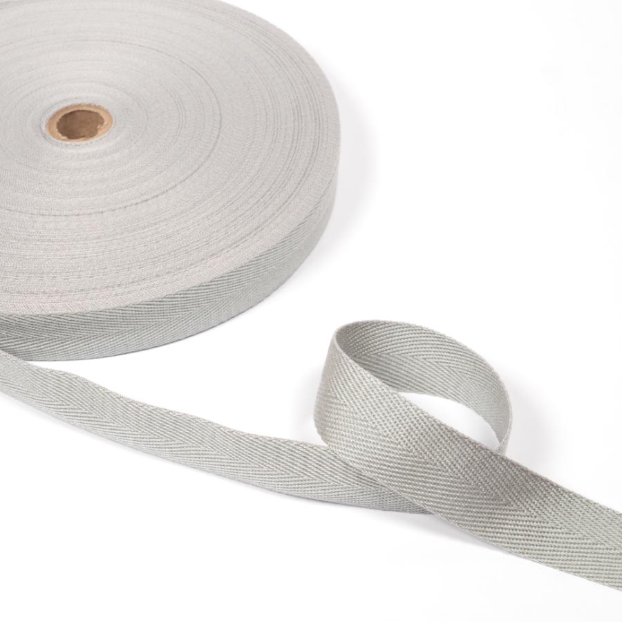 ACRYLIC WEBBING 38MMX50M SILVER GREY