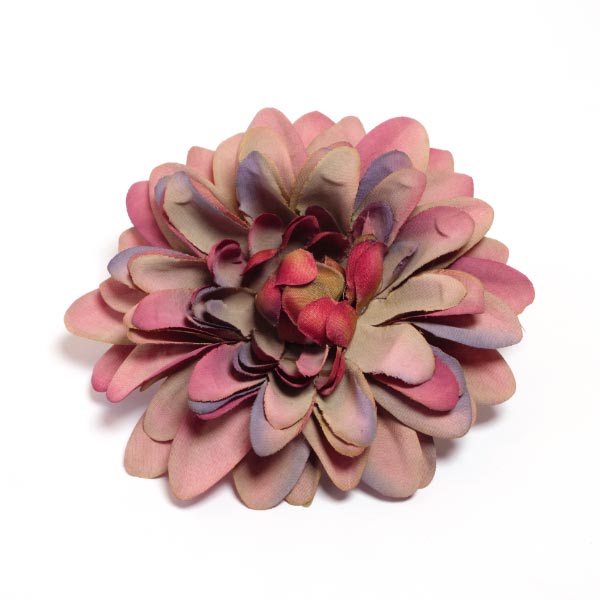 10CM DAHLIA FLOWER HEAD BEIGE