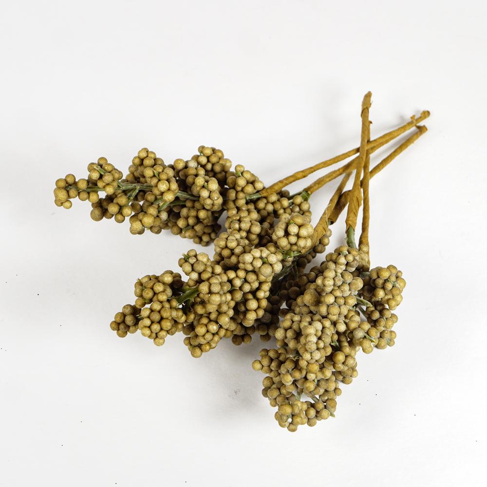 PEPPERBERRIES 6 STEMS GREEN