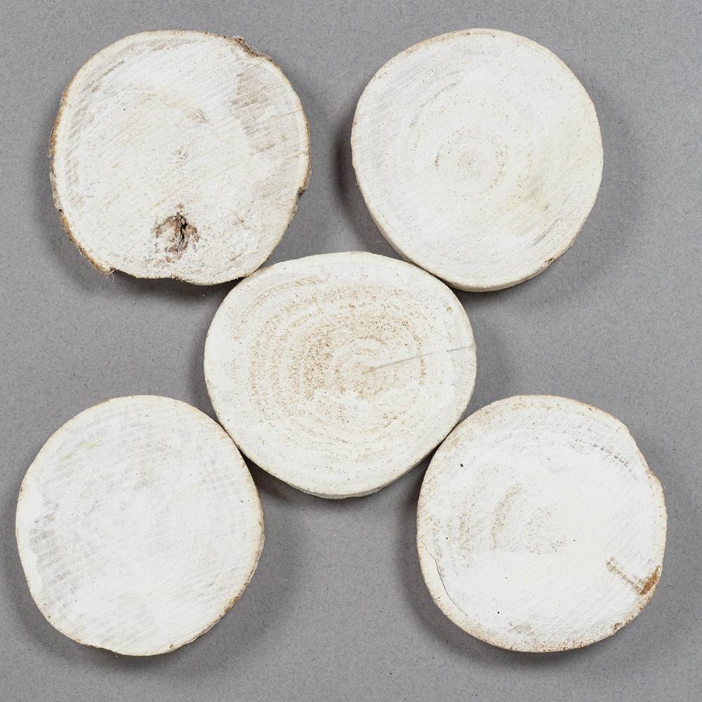 5-7CM WOOD SLICES 5PCS