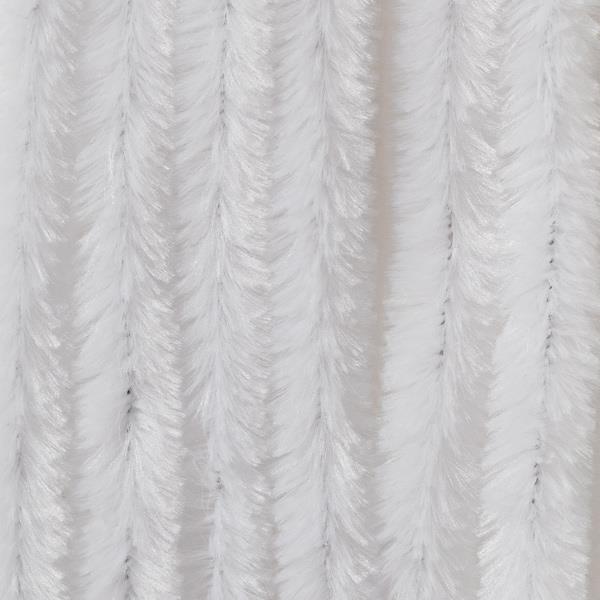 15MM WHITE CHUNKY CHENILLE STICKS -12PCS