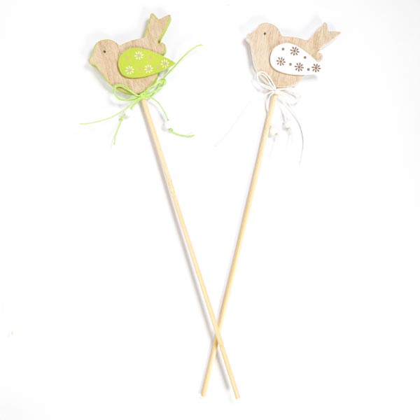 BIRDS ON STICKS 2PCS