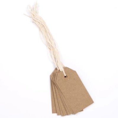 GIFT TAGS 10PCS 70 X 35MM