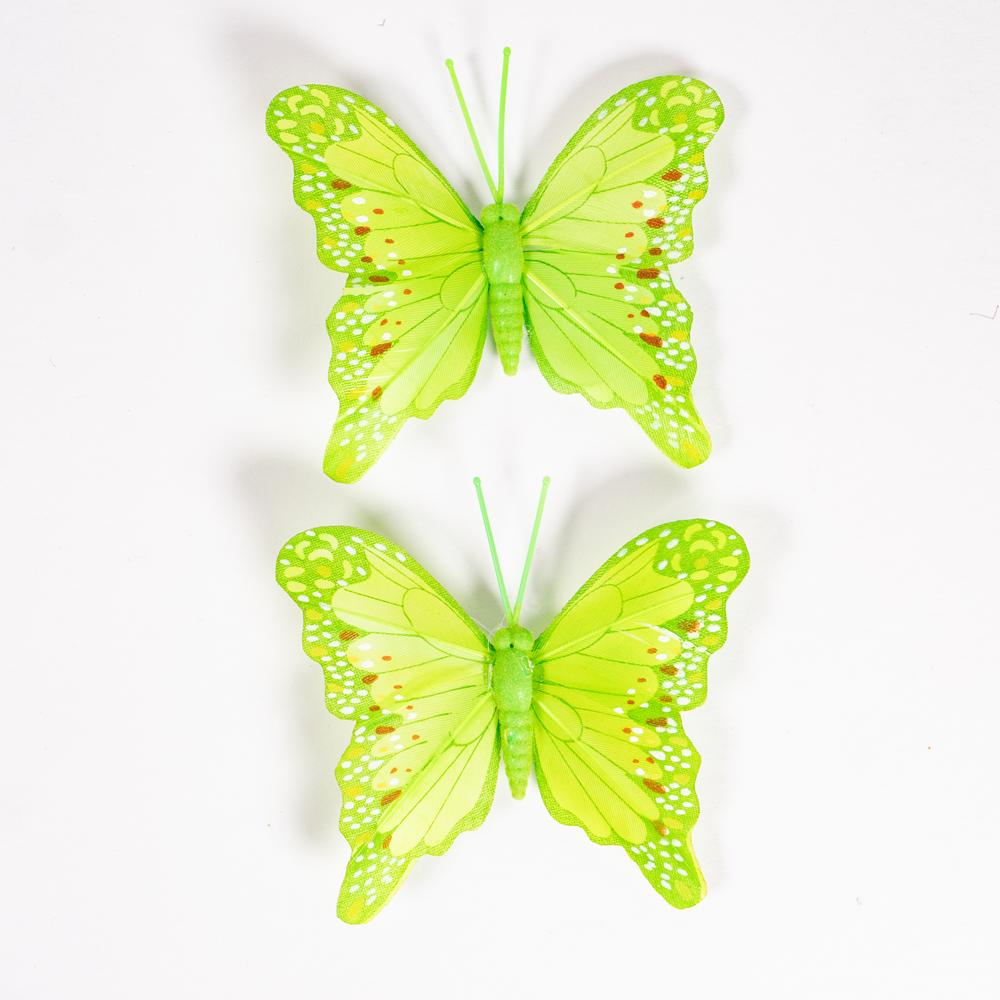 LARGE BUTTERFLIES 75MMX60MM X 2PCS