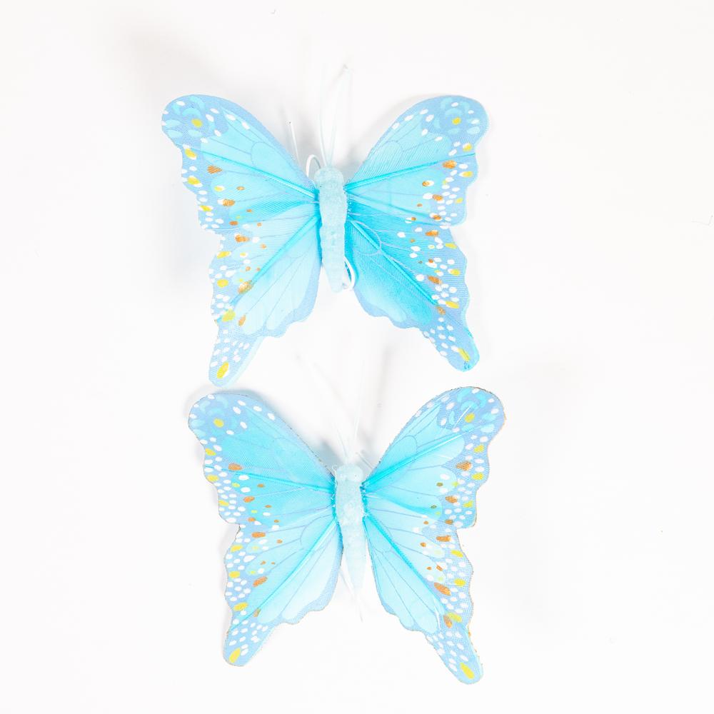 LARGE BUTTERFLIES 75MMX60MM X 2PCS