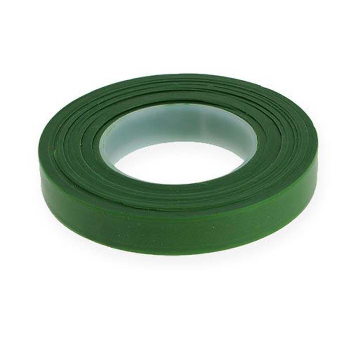 13MM DARK GREEN FLORIST TAPE 30YDS PK OF 6