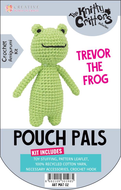 POUCH PALS - TREVOR THE FROG