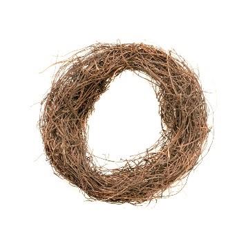 VINE WREATH, NATURE 15CM PK OF 5