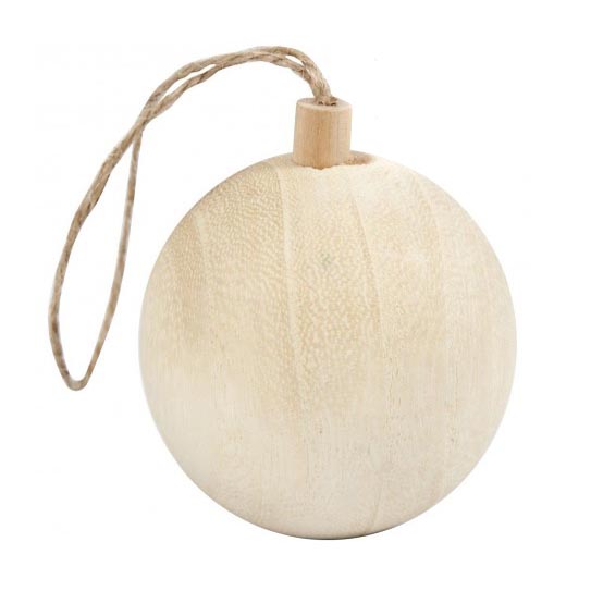 BIRCH WOODEN BALLS 6.4CM