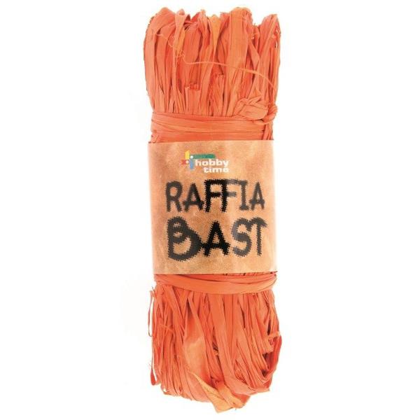 RAFFIA 50G X 10 HANKS ORANGE 4