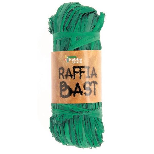 RAFFIA 50G X 10 HANKS GREEN 10