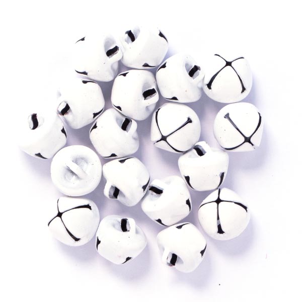 10MM WHITE BELLS 18PCS