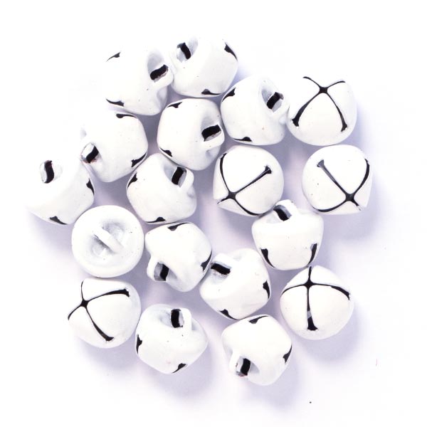 10MM WHITE BELLS 18PCS PK 6