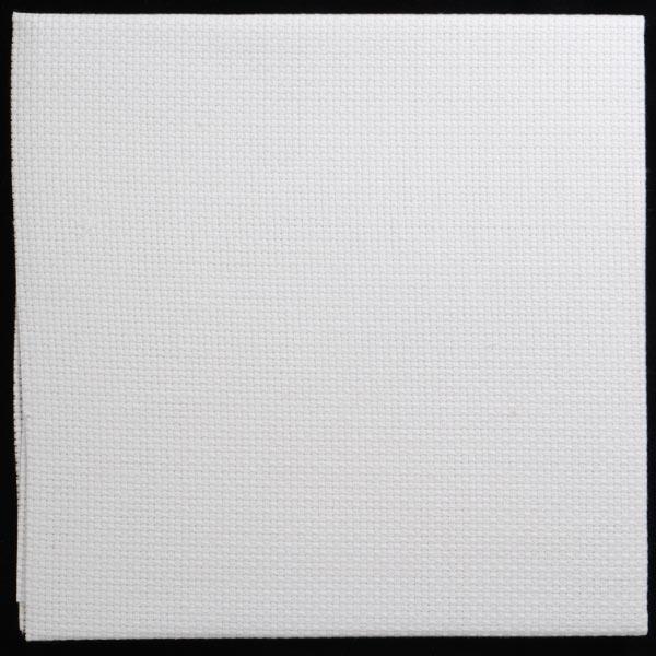 16 COUNT AIDA 30CMX45CM (12"X18") WHITE