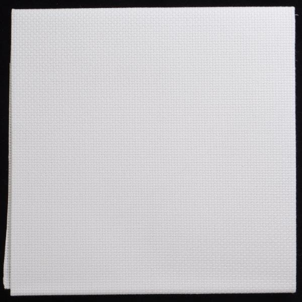 18 COUNT AIDA 30CMX45CM (12"X18") WHITE