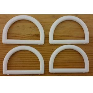 PLASTIC D RINGS 25MM PK 100