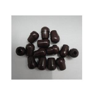 W90 CORD ENDS PK 100 BROWN