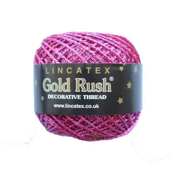 GOLD RUSH THREAD 80M/20G 8 BALLS CERISE 40