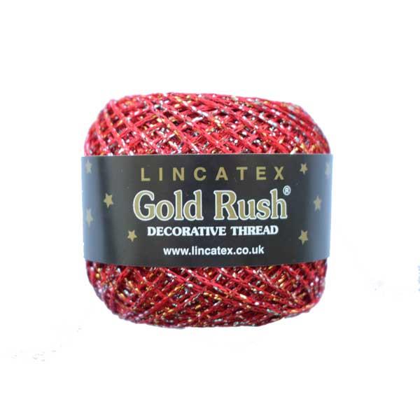 GOLD RUSH THREAD 80M/20G 8 BALLS RED 246