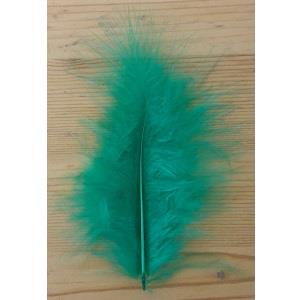 SMALL MARABOU FEATHERS GREEN