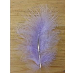 SMALL MARABOU FEATHERS LILAC