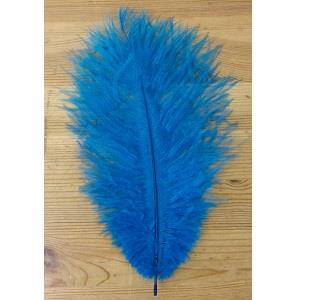 SMALL OSTRICH FEATHERS 10PCS TURQ