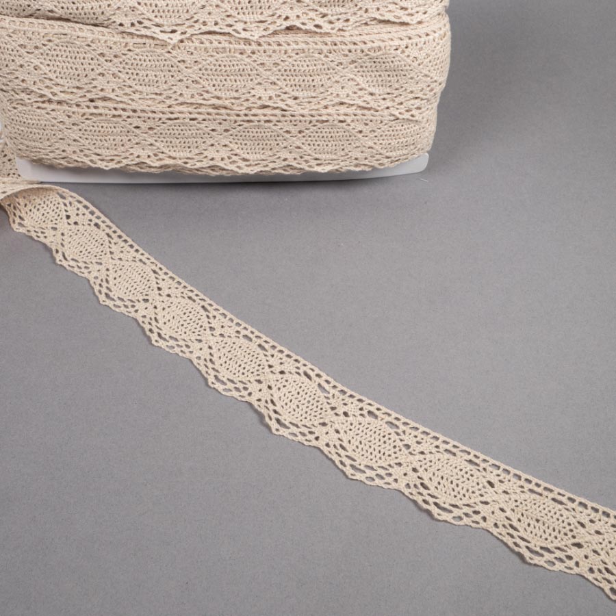 30MM COTTON LACE 2T Dark Cream