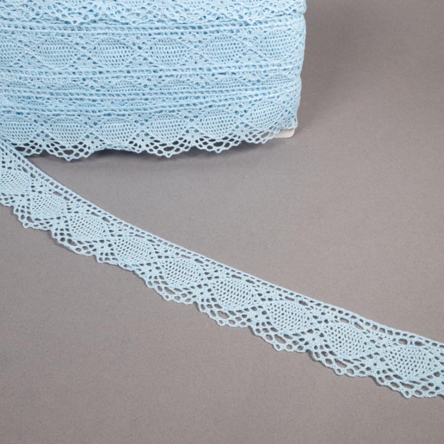 30MM COTTON LACE 5S Blue