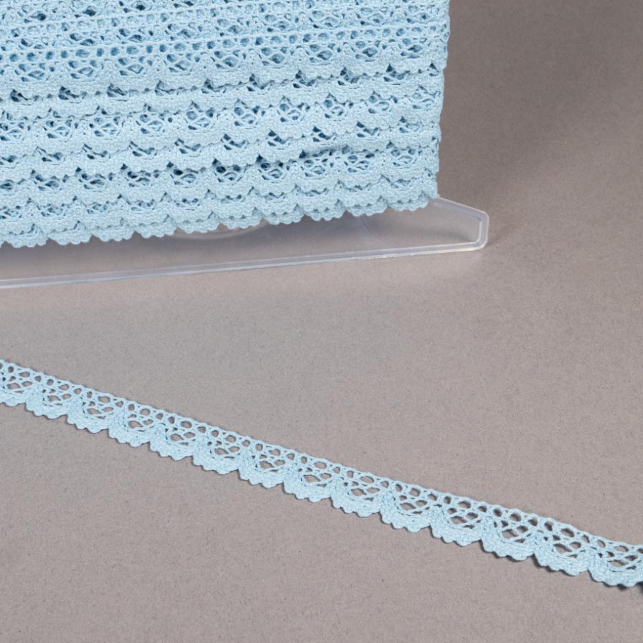 15MM LACE EDGING - 25MTS 16 Blue