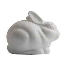 13CM POLYSTYRENE RABBIT SINGLE