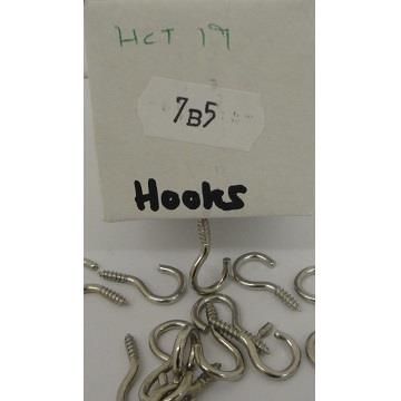 SCREW HOOKS/EYES BOX 200