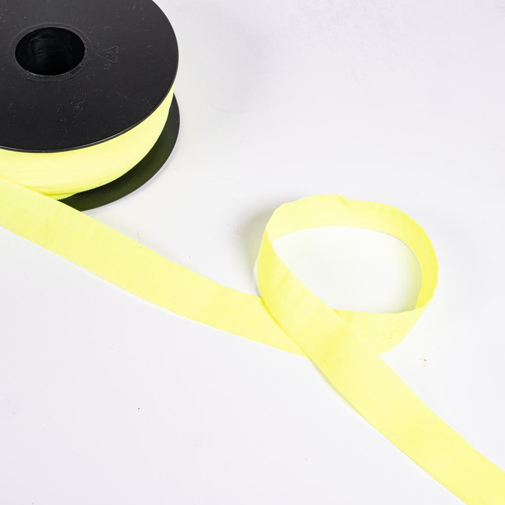 20MM FOLD OVER ELASTIC 20M Yellow Flo