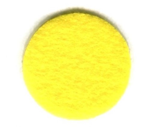 CRAFT FELT SOFT & WASHABLE 22X22CM SQ PK10 Olympian Yellow